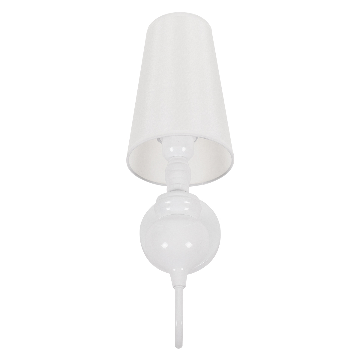 LEDTM® LAURA 01499 Μοντέρνο Φωτιστικό Τοίχου - Απλίκα με Ντουί 1 x E27 AC 220-240V IP20 - Λευκό - Μ21 x Π15 x Y48cm - Image 5