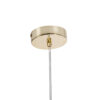 LEDTM® HARPER 01511 Μοντέρνο Κρεμαστό Φωτιστικό Οροφής με Ντουί 1 x E27 AC 220-240V IP20 - Διάφανο & Χάλκινο - Μ25 x Π25 x Υ30cm - Image 10