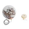 LEDTM® HARPER 01511 Μοντέρνο Κρεμαστό Φωτιστικό Οροφής με Ντουί 1 x E27 AC 220-240V IP20 - Διάφανο & Χάλκινο - Μ25 x Π25 x Υ30cm - Image 11