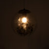 LEDTM® HARPER 01512 Μοντέρνο Κρεμαστό Φωτιστικό Οροφής με Ντουί 1 x E27 AC 220-240V IP20 - Διάφανο & Μαύρο - Μ25 x Π25 x Υ30cm - Image 3