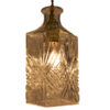 LEDTM® WHISKEY 01516 Vintage Κρεμαστό Φωτιστικό Οροφής με Ντουί 1 x E27 AC 220-240V IP20 - Διάφανο - Μ10 x Π10 x Υ24cm - Image 2