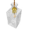 LEDTM® WHISKEY 01516 Vintage Κρεμαστό Φωτιστικό Οροφής με Ντουί 1 x E27 AC 220-240V IP20 - Διάφανο - Μ10 x Π10 x Υ24cm - Image 4