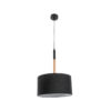 LEDTM® BRONX 01517 Μοντέρνο Κρεμαστό Φωτιστικό Οροφής με Ντουί 1 x E27 AC 220-240V IP20 - Μαύρο & Μπεζ - Μ35 x Π35 x Υ50cm - Image 5