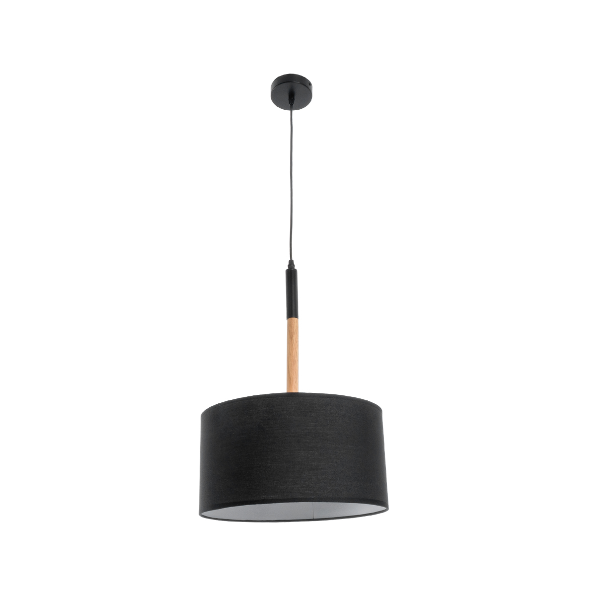 LEDTM® BRONX 01517 Μοντέρνο Κρεμαστό Φωτιστικό Οροφής με Ντουί 1 x E27 AC 220-240V IP20 - Μαύρο & Μπεζ - Μ35 x Π35 x Υ50cm - Image 5