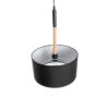 LEDTM® BRONX 01517 Μοντέρνο Κρεμαστό Φωτιστικό Οροφής με Ντουί 1 x E27 AC 220-240V IP20 - Μαύρο & Μπεζ - Μ35 x Π35 x Υ50cm - Image 8