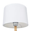 LEDTM® BRONX 01520 Μοντέρνο Επιτραπέζιο Φωτιστικό Πορτατίφ με Ντουί 1 x E27 AC 220-240V IP20 - Λευκό & Μπεζ - Μ25 x Π25 x Υ40cm - Image 7