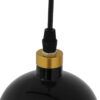LEDTM® PALAZZO 01523 Μοντέρνο Κρεμαστό Φωτιστικό Οροφής με Ντουί 1 x E27 AC 220-240V IP20 - Μαύρο & Χρυσό - Μ14 x Π14 x Υ34cm - Image 8
