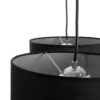 LEDTM® RAMSON 01525 Μοντέρνο Κρεμαστό Φωτιστικό Οροφής με Ντουί 3 x E27 AC 220-240V IP20 - Μαύρο & Μπεζ - Μ65 x Π65 x Υ20cm - Image 7