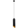 LEDTM® CARSON 01528 Μοντέρνο Κρεμαστό Φωτιστικό Οροφής με Ντουί 1 x E27 AC 220-240V IP20 - Μαύρο & Χρυσό - Μ12 x Π12 x Υ52cm - Image 3