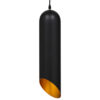 LEDTM® CARSON 01528 Μοντέρνο Κρεμαστό Φωτιστικό Οροφής με Ντουί 1 x E27 AC 220-240V IP20 - Μαύρο & Χρυσό - Μ12 x Π12 x Υ52cm - Image 4