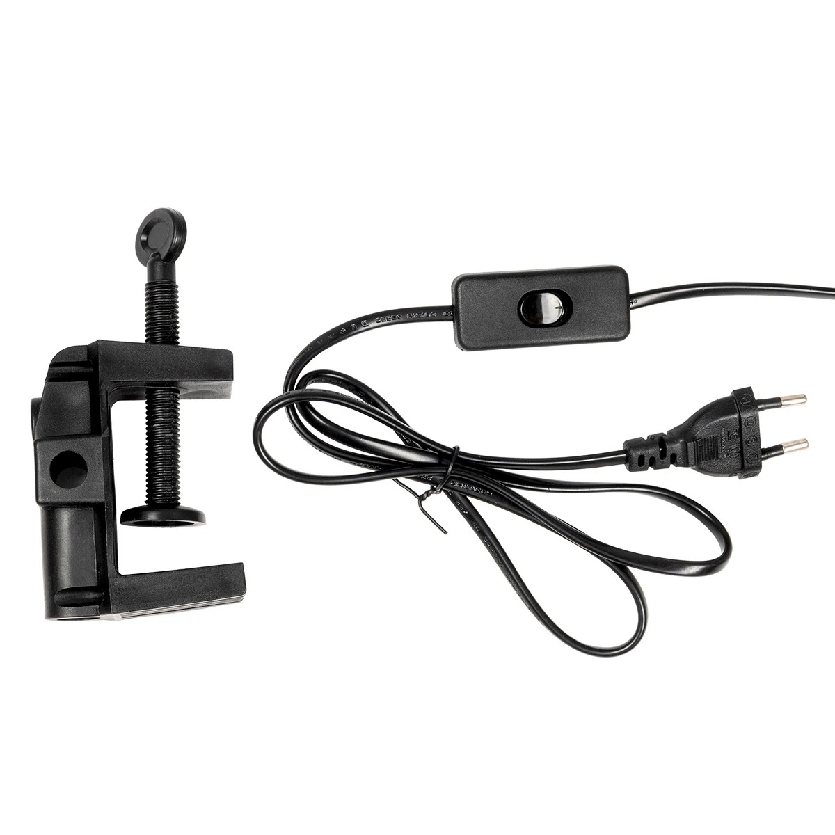 LEDTM® DESK 01538 Μοντέρνο Επιτραπέζιο Φωτιστικό Πορτατίφ με Ντουί 1 x E27 AC 220-240V IP20 - Μαύρο - Μ15 x Π15 x Υ67cm - Image 10