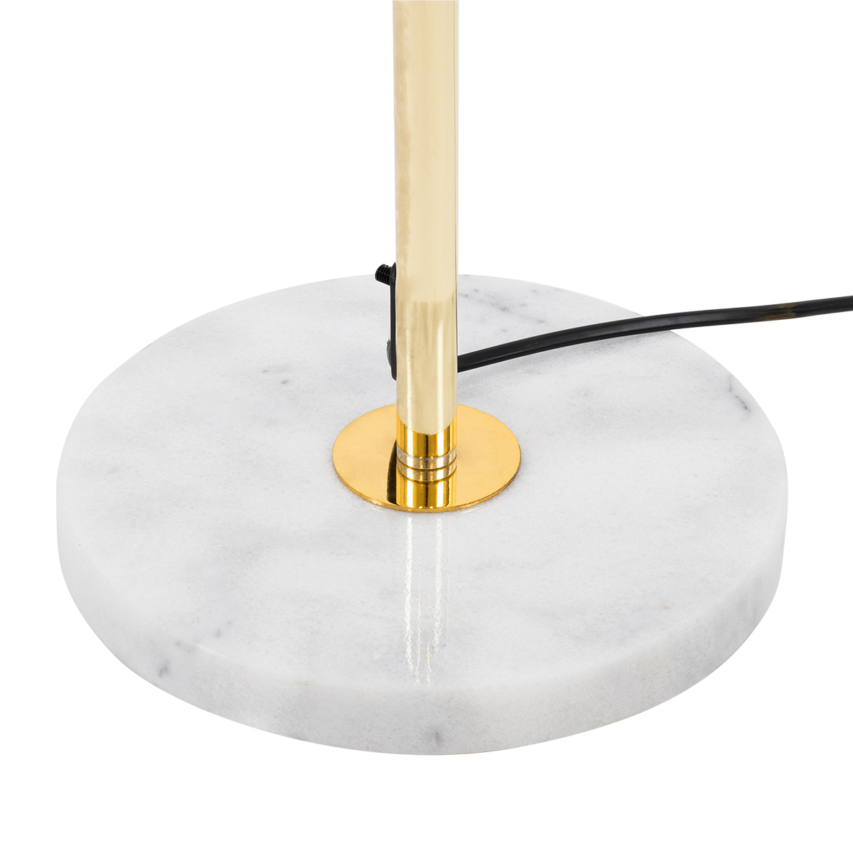 LEDTM® VERSAILLES 01541 Μοντέρνο Επιδαπέδιο Φωτιστικό με Ντουί 1 x E27 AC 220-240V IP20 - Χρυσό & Λευκό - Μ25 x Π25 x Υ150cm - Image 6