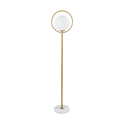 Alternative view of LEDTM® VERSAILLES 01543 Μοντέρνο Επιδαπέδιο Φωτιστικό με Ντουί 1 x E27 AC 220-240V IP20 - Χρυσό & Λευκό - Μ35 x Π35 x Υ170cm