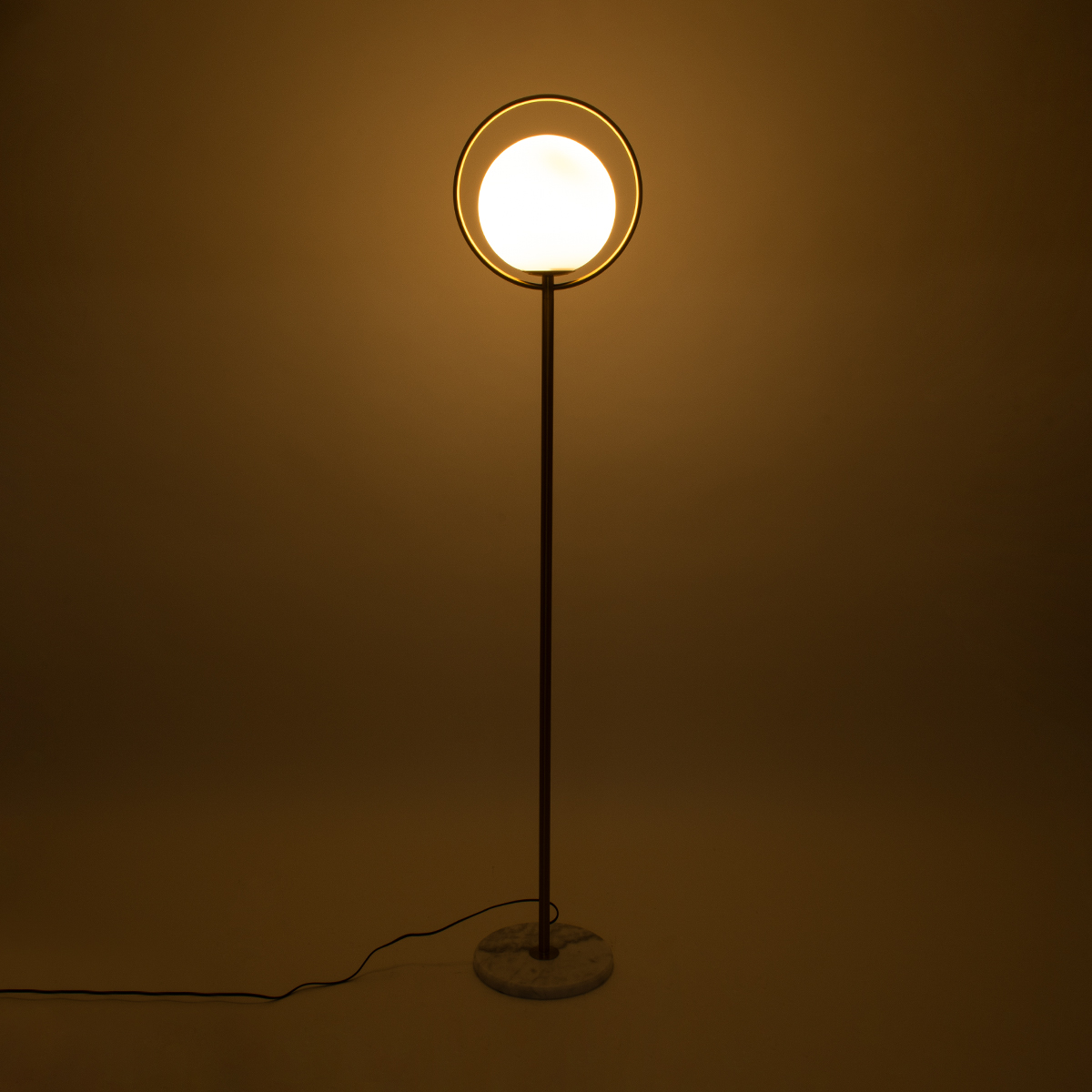 LEDTM® VERSAILLES 01543 Μοντέρνο Επιδαπέδιο Φωτιστικό με Ντουί 1 x E27 AC 220-240V IP20 - Χρυσό & Λευκό - Μ35 x Π35 x Υ170cm - Image 3