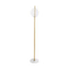 LEDTM® VERSAILLES 01543 Μοντέρνο Επιδαπέδιο Φωτιστικό με Ντουί 1 x E27 AC 220-240V IP20 - Χρυσό & Λευκό - Μ35 x Π35 x Υ170cm - Image 4