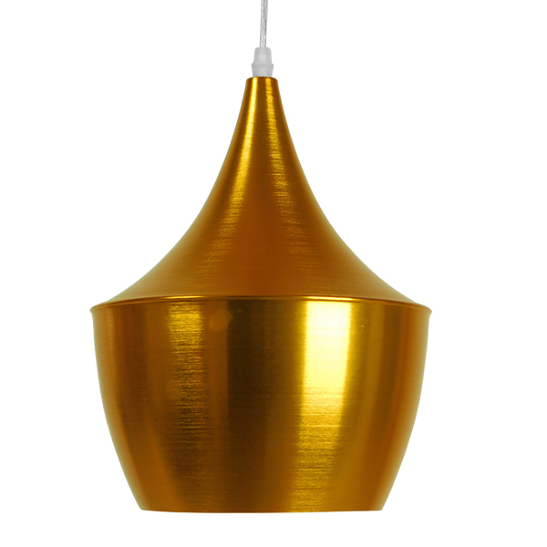 LEDTM® SHANGHAI 01544 Μοντέρνο Κρεμαστό Φωτιστικό Οροφής με Ντουί 1 x E27 AC 220-240V IP20 - Χρυσό Πλατίνα - Μ24 x Π24 x Υ30cm - Image 3