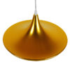 LEDTM® SHANGHAI 01545 Μοντέρνο Κρεμαστό Φωτιστικό Οροφής με Ντουί 1 x E27 AC 220-240V IP20 - Χρυσό - Μ37 x Π37 x Υ20cm - Image 4