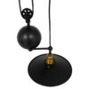 LEDTM® CARILO 01550 Vintage Κρεμαστό Φωτιστικό Οροφής με Ντουί 2 x E27 AC 220-240V IP20 - Μαύρο & Χρυσό - Μ72 x Π26 x Υ120cm - Image 5