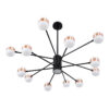 LEDTM® ORNATE 01553 Μοντέρνο Φωτιστικό Οροφής LED 104W 8320lm 360° AC 220-240V IP20 Φυσικό Λευκό 4500K - Lumileds SMD Chip - Μαύρο & Χάλκινο - Μ65 x Π65 x Υ70cm - 2 Χρόνια Εγγύηση - Image 6