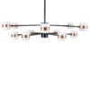 LEDTM® ORNATE 01553 Μοντέρνο Φωτιστικό Οροφής LED 104W 8320lm 360° AC 220-240V IP20 Φυσικό Λευκό 4500K - Lumileds SMD Chip - Μαύρο & Χάλκινο - Μ65 x Π65 x Υ70cm - 2 Χρόνια Εγγύηση - Image 7