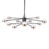 LEDTM® ORNATE 01553 Μοντέρνο Φωτιστικό Οροφής LED 104W 8320lm 360° AC 220-240V IP20 Φυσικό Λευκό 4500K - Lumileds SMD Chip - Μαύρο & Χάλκινο - Μ65 x Π65 x Υ70cm - 2 Χρόνια Εγγύηση - Image 9