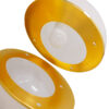 LEDTM® HUDSON 01555 Μοντέρνο Κρεμαστό Φωτιστικό Οροφής με Ντουί 1 x E27 AC 220-240V IP20 - Λευκό & Χρυσό - Μ30 x Π30 x Υ34cm - Image 7