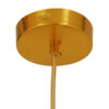 LEDTM® HUDSON 01555 Μοντέρνο Κρεμαστό Φωτιστικό Οροφής με Ντουί 1 x E27 AC 220-240V IP20 - Λευκό & Χρυσό - Μ30 x Π30 x Υ34cm - Image 8