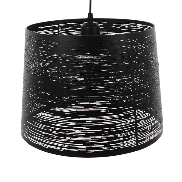 LEDTM® ACCADEMIA 01556 Μοντέρνο Κρεμαστό Φωτιστικό Οροφής με Ντουί 1 x E27 AC 220-240V IP20 - Μαύρο - Μ35 x Π35 x Υ25cm - Image 4