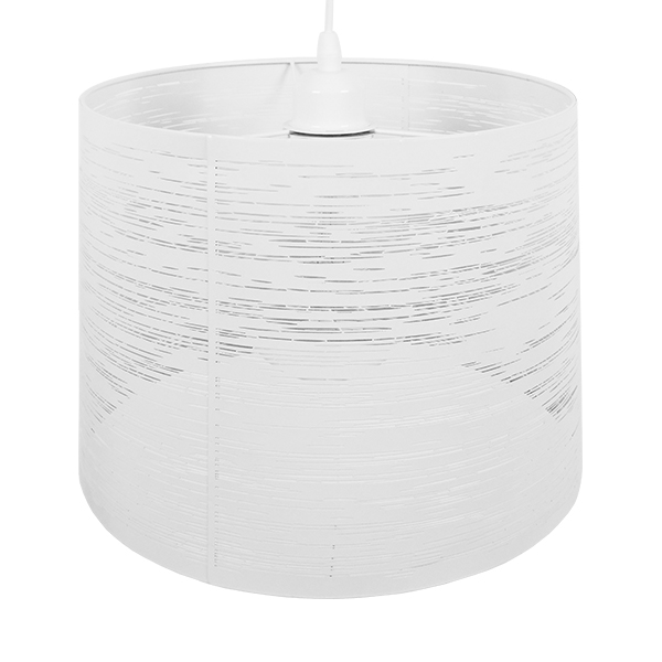 LEDTM® ACCADEMIA 01557 Μοντέρνο Κρεμαστό Φωτιστικό Οροφής με Ντουί 1 x E27 AC 220-240V IP20 - Λευκό - Μ35 x Π35 x Υ25cm - Image 4