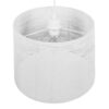 LEDTM® ACCADEMIA 01557 Μοντέρνο Κρεμαστό Φωτιστικό Οροφής με Ντουί 1 x E27 AC 220-240V IP20 - Λευκό - Μ35 x Π35 x Υ25cm - Image 5