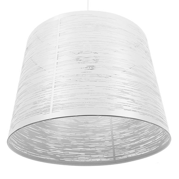 LEDTM® ACCADEMIA 01557 Μοντέρνο Κρεμαστό Φωτιστικό Οροφής με Ντουί 1 x E27 AC 220-240V IP20 - Λευκό - Μ35 x Π35 x Υ25cm - Image 6
