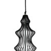 LEDTM® LILY 01558 Vintage Κρεμαστό Φωτιστικό Οροφής με Ντουί 1 x E27 AC 220-240V IP20 - Μαύρο & Λευκό - Μ43 x Π43 x Υ55cm - Image 9
