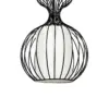 LEDTM® LILY 01560 Vintage Κρεμαστό Φωτιστικό Οροφής με Ντουί 1 x E27 AC 220-240V IP20 - Μαύρο & Λευκό - Μ23,5 x Π23,5 x Υ67cm - Image 7