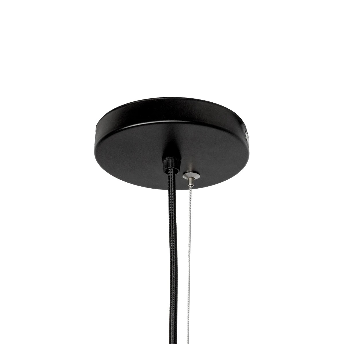 LEDTM® LILY 01560 Vintage Κρεμαστό Φωτιστικό Οροφής με Ντουί 1 x E27 AC 220-240V IP20 - Μαύρο & Λευκό - Μ23,5 x Π23,5 x Υ67cm - Image 9