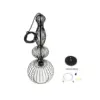 LEDTM® LILY 01560 Vintage Κρεμαστό Φωτιστικό Οροφής με Ντουί 1 x E27 AC 220-240V IP20 - Μαύρο & Λευκό - Μ23,5 x Π23,5 x Υ67cm - Image 10