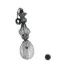LEDTM® LILY 01561 Vintage Κρεμαστό Φωτιστικό Οροφής με Ντουί 1 x E27 AC 220-240V IP20 - Μαύρο & Λευκό - Μ20 x Π20 x Υ90cm - Image 11
