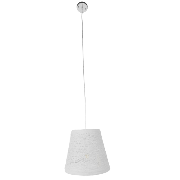 LEDTM® PLAYROOM 01562 Vintage Κρεμαστό Φωτιστικό Οροφής με Ντουί 1 x E27 AC 220-240V IP20 - Λευκό - Μ32 x Π32 x Υ27cm - Image 2