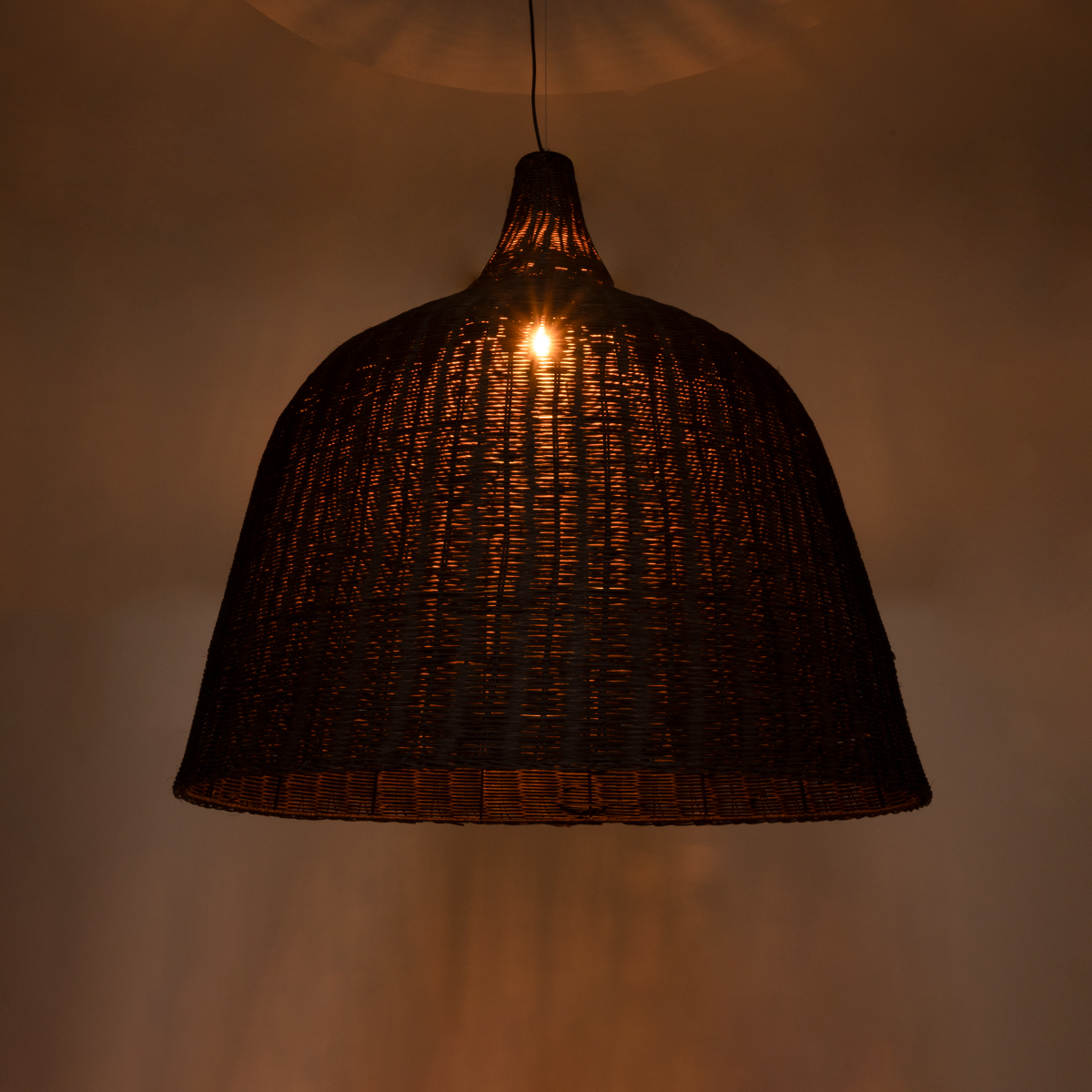 LEDTM® BAHAMAS 01569 Boho Κρεμαστό Φωτιστικό Οροφής με Ντουί 1 x E27 AC 220-240V IP20 - Καφέ - Μ90 x Π90 x Y90cm - Image 3