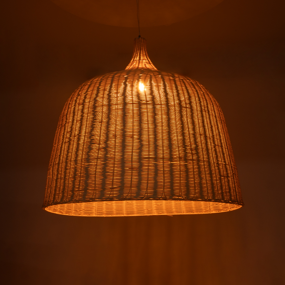 LEDTM® BAHAMAS 01570 Boho Κρεμαστό Φωτιστικό Οροφής με Ντουί 1 x E27 AC 220-240V IP20 - Μπεζ - Μ90 x Π90 x Y70cm - Image 3