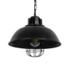 LEDTM® HARROW 01571 Vintage Κρεμαστό Φωτιστικό Οροφής με Ντουί 1 x E27 AC 220-240V IP20 - Μαύρο - Μ33 x Π33 x Υ32cm