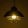 LEDTM® HARROW 01571 Vintage Κρεμαστό Φωτιστικό Οροφής με Ντουί 1 x E27 AC 220-240V IP20 - Μαύρο - Μ33 x Π33 x Υ32cm - Image 3