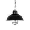 LEDTM® HARROW 01571 Vintage Κρεμαστό Φωτιστικό Οροφής με Ντουί 1 x E27 AC 220-240V IP20 - Μαύρο - Μ33 x Π33 x Υ32cm - Image 5