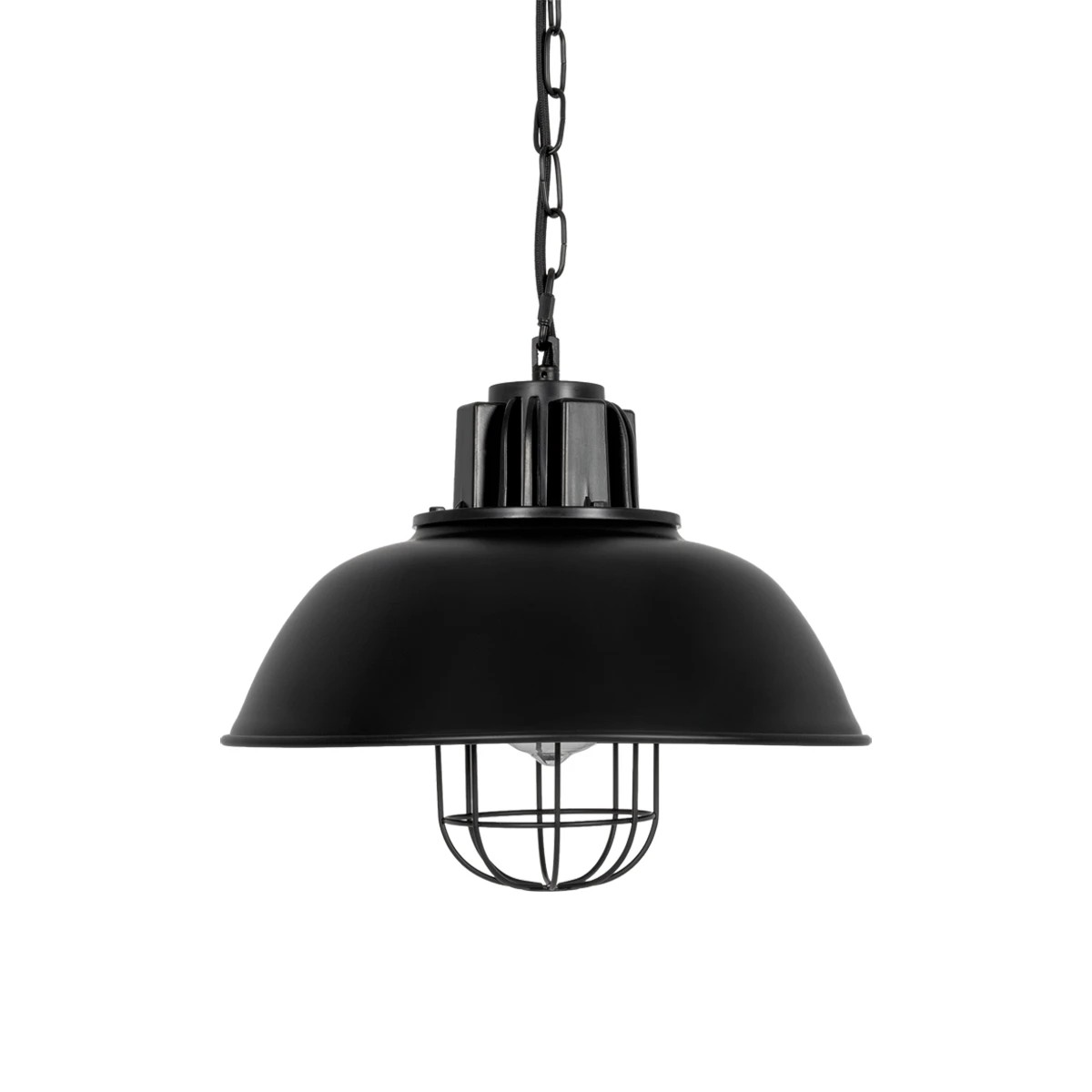 LEDTM® HARROW 01571 Vintage Κρεμαστό Φωτιστικό Οροφής με Ντουί 1 x E27 AC 220-240V IP20 - Μαύρο - Μ33 x Π33 x Υ32cm - Image 5