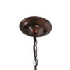 LEDTM® HARROW 01572 Vintage Κρεμαστό Φωτιστικό Οροφής με Ντουί 1 x E27 AC 220-240V IP20 - Χάλκινο - Μ33 x Π33 x Υ26cm - Image 11