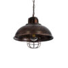 LEDTM® HARROW 01572 Vintage Κρεμαστό Φωτιστικό Οροφής με Ντουί 1 x E27 AC 220-240V IP20 - Χάλκινο - Μ33 x Π33 x Υ26cm - Image 2
