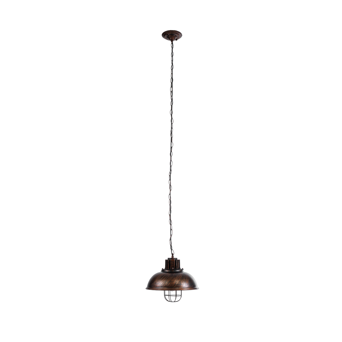 LEDTM® HARROW 01572 Vintage Κρεμαστό Φωτιστικό Οροφής με Ντουί 1 x E27 AC 220-240V IP20 - Χάλκινο - Μ33 x Π33 x Υ26cm - Image 4
