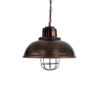 LEDTM® HARROW 01572 Vintage Κρεμαστό Φωτιστικό Οροφής με Ντουί 1 x E27 AC 220-240V IP20 - Χάλκινο - Μ33 x Π33 x Υ26cm - Image 5