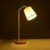 LEDTM® RIBBON 01574 Μοντέρνο Επιτραπέζιο Φωτιστικό Πορτατίφ με Ντουί 1 x E27 AC 220-240V IP20 - Λευκό & Μπεζ - Μ15 x Π30 x Υ49cm - Image 3