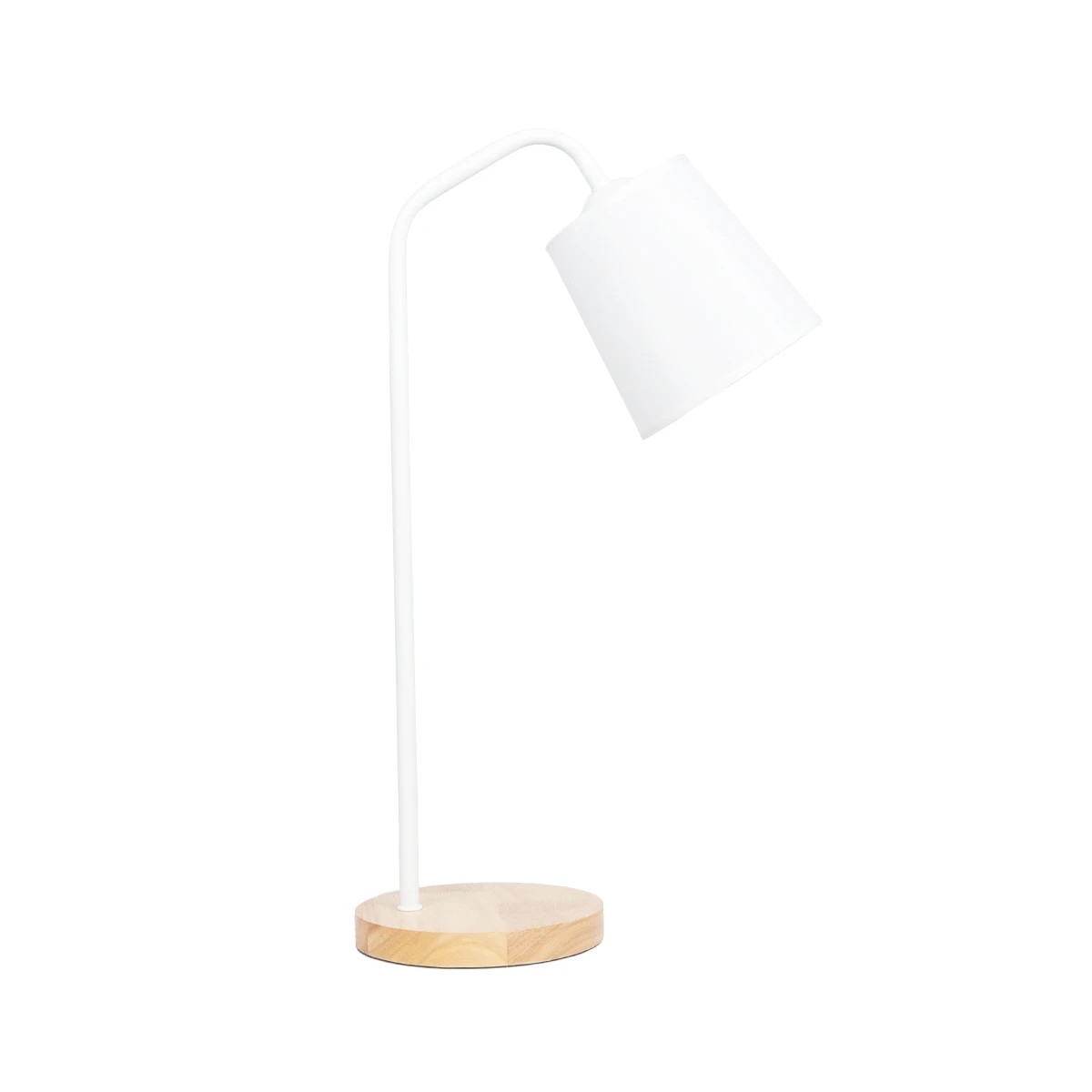 LEDTM® RIBBON 01574 Μοντέρνο Επιτραπέζιο Φωτιστικό Πορτατίφ με Ντουί 1 x E27 AC 220-240V IP20 - Λευκό & Μπεζ - Μ15 x Π30 x Υ49cm - Image 4