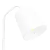 LEDTM® RIBBON 01574 Μοντέρνο Επιτραπέζιο Φωτιστικό Πορτατίφ με Ντουί 1 x E27 AC 220-240V IP20 - Λευκό & Μπεζ - Μ15 x Π30 x Υ49cm - Image 6